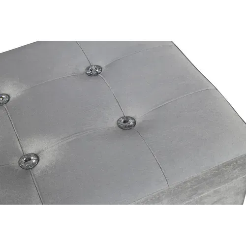 Banc coffre L. 76 - H 38 cm DIAMANT Gris vue détaillée