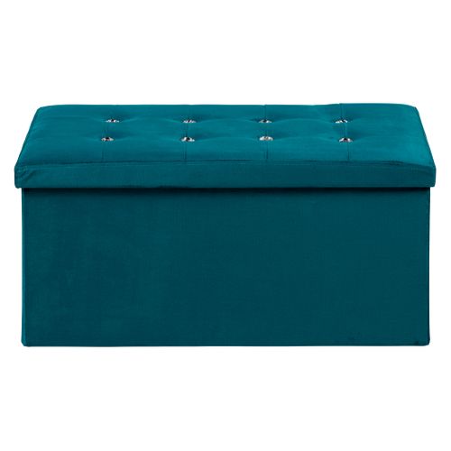 Banc coffre L. 76 - H 38 cm DIAMANT Bleu