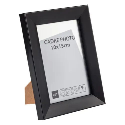 Cadre photo 10x15 cm  Noir vue 3/4