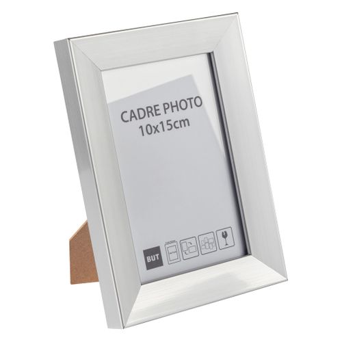 Cadre photo 10x15 cm  Argent vue 3/4