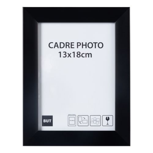 Cadre photo 13x18 cm  Noir vue de face