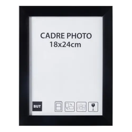 Cadre photo 18x24 cm  Noir vue de face