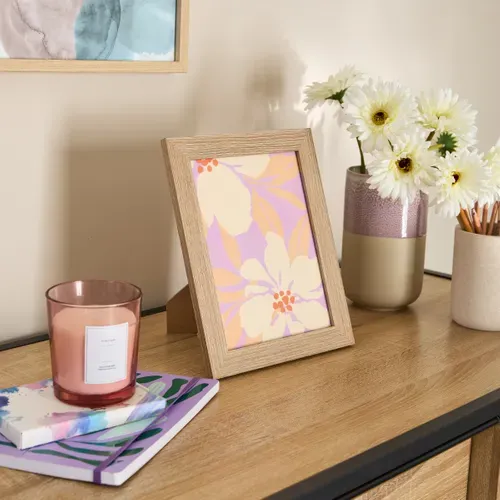 Cadre photo 18x24 cm  Chêne vue d'ambiance 1