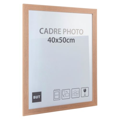 Cadre photo 40x50 cm  chêne vue 3/4