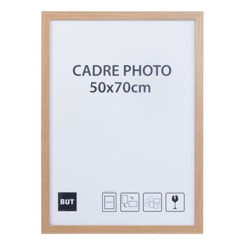Cadre photo 50x70 cm  Chêne vue de face