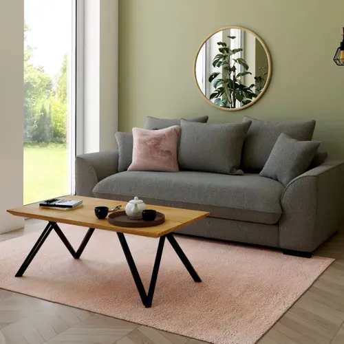 Coussin 45x45 cm JACOB Rose vue d'ambiance 1