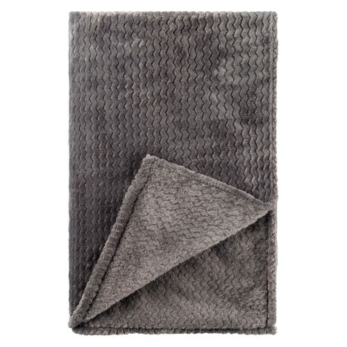 Plaid 130x170 cm ZIGGY Gris