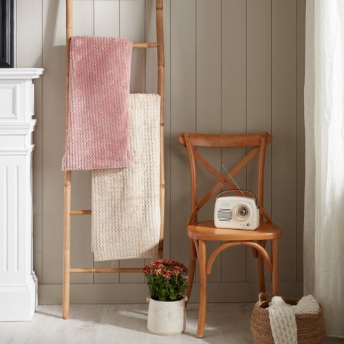 Plaid 130x170 cm ZIGGY beige