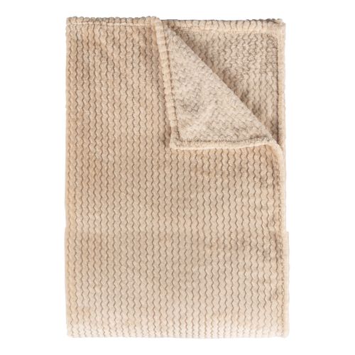 Plaid 130x170 cm ZIGGY beige