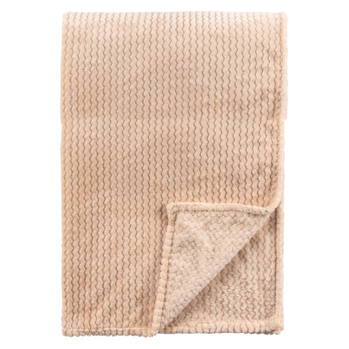 Plaid 130x170 cm ZIGGY beige