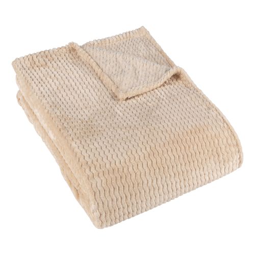 Plaid 130x170 cm ZIGGY beige