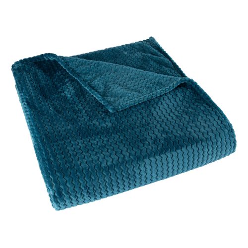 Plaid 220x240 cm ZIGGY Bleu