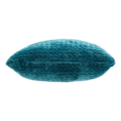 Coussin 40x40 cm ZIGGY Bleu vue de profil