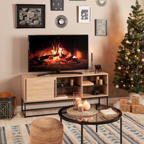 Statue L33 cm PANTHERE Noir