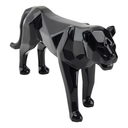 Statue L33 cm PANTHERE Noir