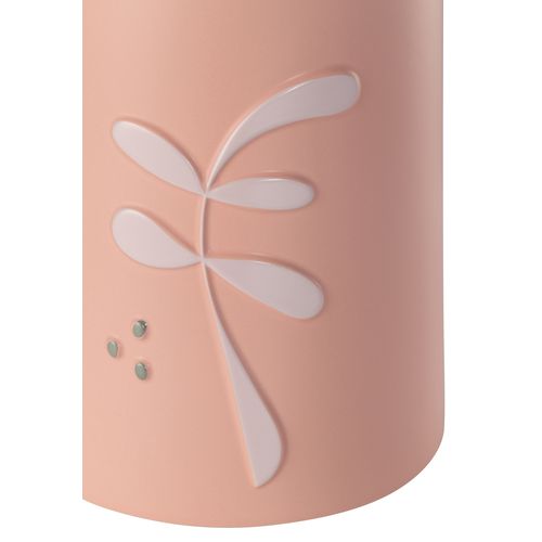 Vase H. 36 cm CARMEN Rose vue détaillée