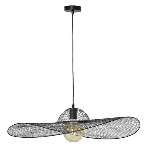 Suspension XL Ø 80 cm MADISON Noire vue 3/4