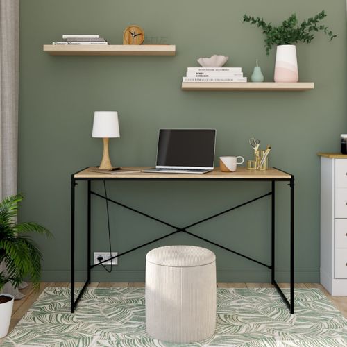 Pouf coffre H. 40 cm ADAM Gris