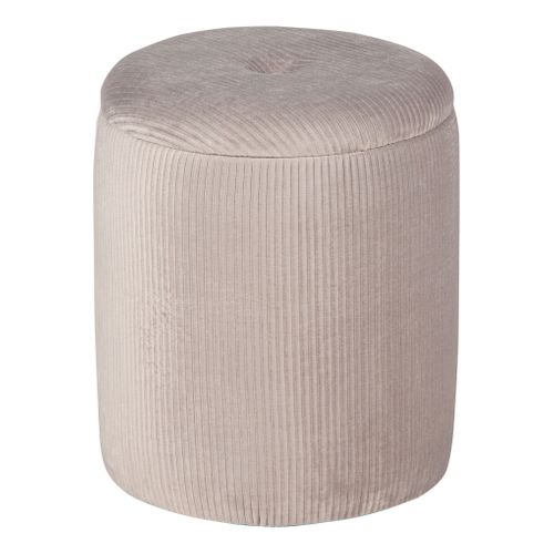 Pouf coffre H. 40 cm ADAM Gris