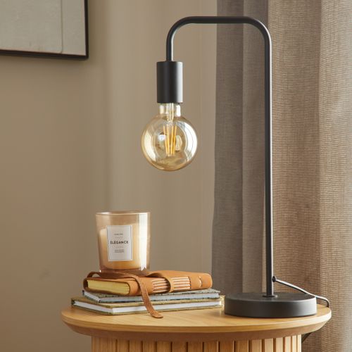 Lampe à poser H. 47,5 cm TIJE Noire
