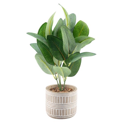 Plante artificielle TENCO Gris vue 3/4