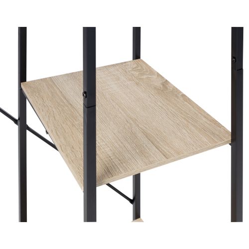 Penderie TRENDY 2 Noir et naturel