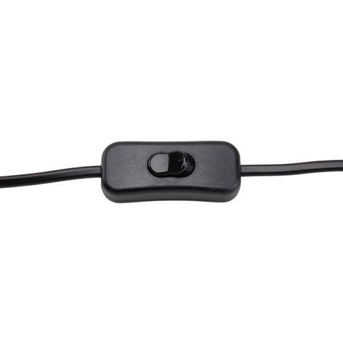 Lampe à poser raphia H.42,5 cm UMI Noire et naturelle vue accessoires