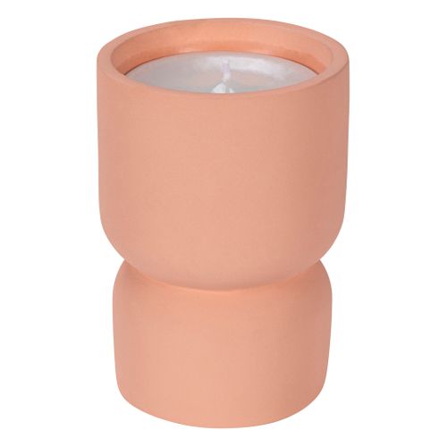 Bougie H. 11 cm ULLA Rose vue 3/4