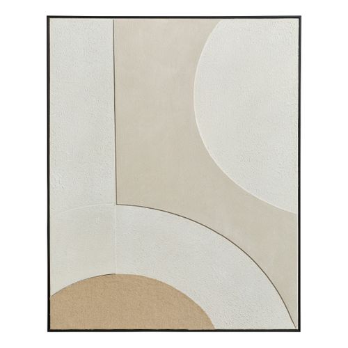 Toile peinte A 80x100 cm ULAILA Beige vue de face