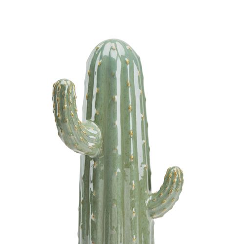 Statue cactus H. 42 cm UHAINA Vert