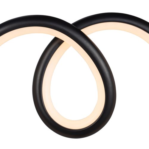 Lampe cur LED H. 23,5 cm VALENTINE Noire vue détaillée