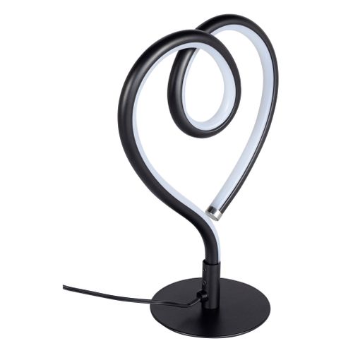 Lampe cur LED H. 23,5 cm VALENTINE Noire vue 3/4