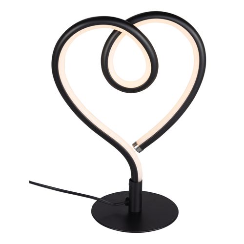 Lampe cur LED H. 23,5 cm VALENTINE Noire