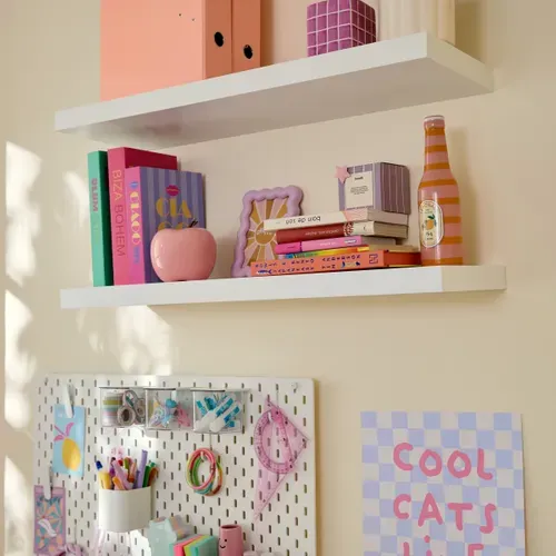 Etagère 80 cm MELIE Blanc vue d'ambiance 1
