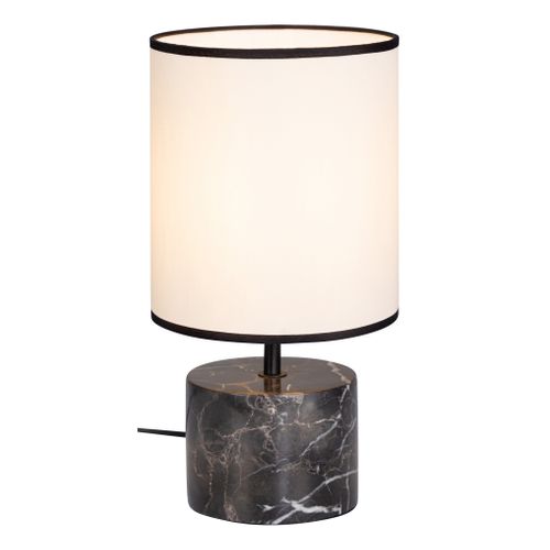 Lampe à poser marbre H. 32 cm UDARK Crème