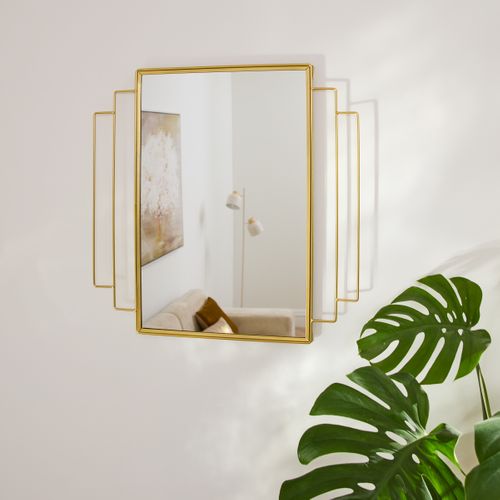 Miroir 60x60 cm UROS Doré