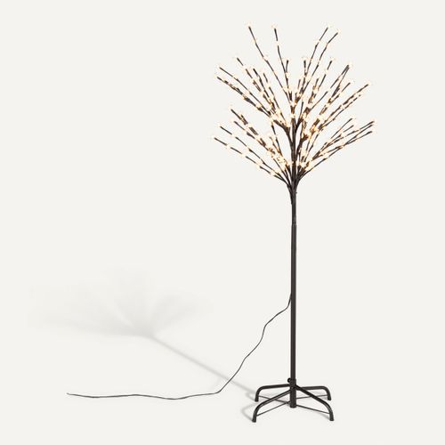 Arbre cerisier LED H. 150 cm ULIZ Noir vue 3/4