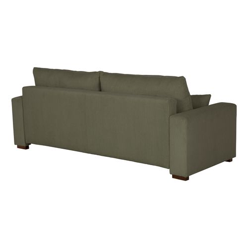 Canapé 3 places convertible GABIN velours côtelé vert