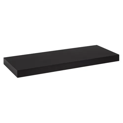Etagère murale L. 60 cm MELIE Noire vue 3/4