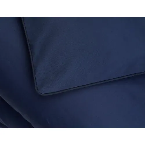 Housse de couette 260x240 cm DREAMEA Percale BLEU vue détaillée