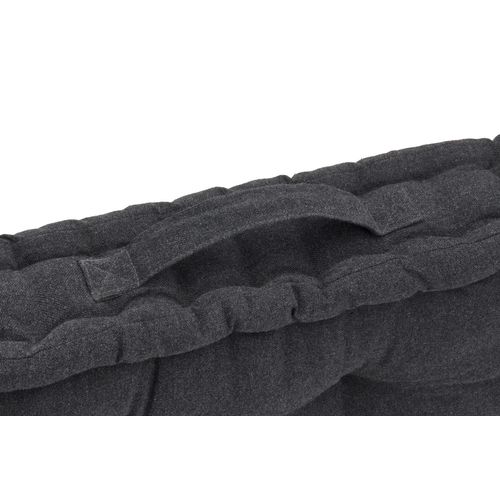 Coussin de sol 40x40 cm ZENITH Noir vue détaillée