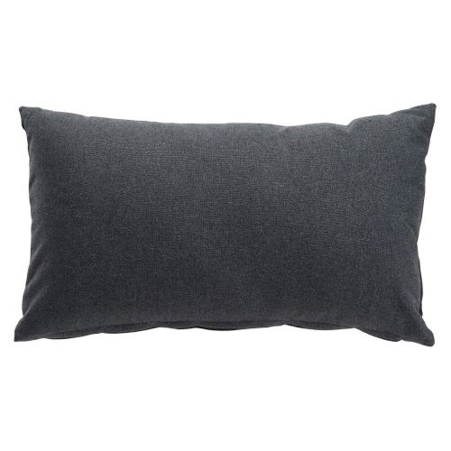 Coussin 30x50 cm ZENITH Noir vue de face