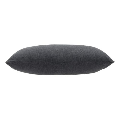 Coussin 30x50 cm ZENITH Noir vue de profil