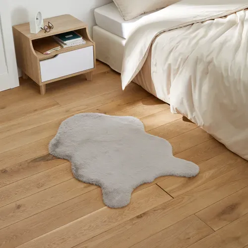 Tapis 60x90 cm FUNNY Gris vue d'ambiance 1