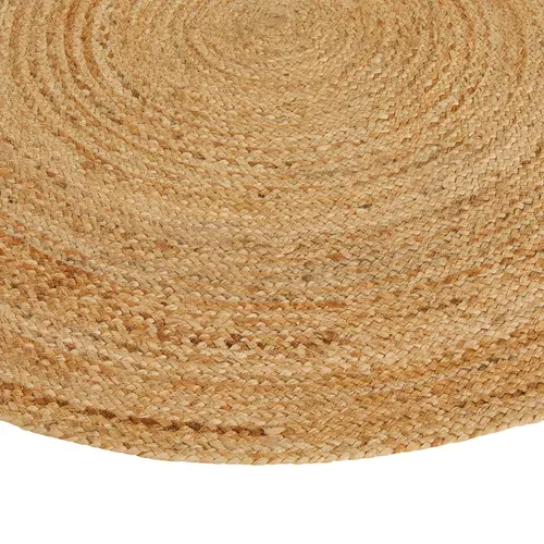 Tapis Ø 120 cm HANOI Naturel vue détaillée