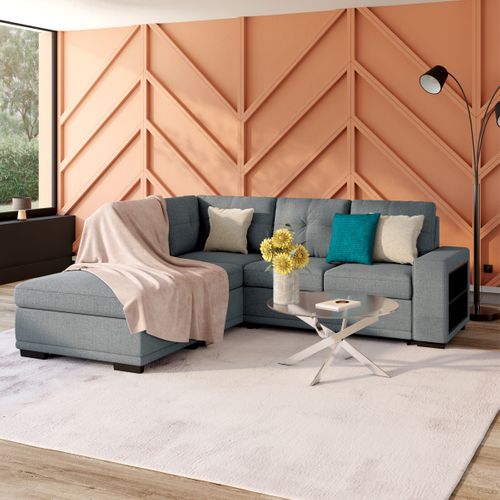 Plaid 150x200 cm JACOB Rose vue d'ambiance 1