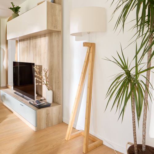 Lampadaire H. 160 cm LIAH Blanc