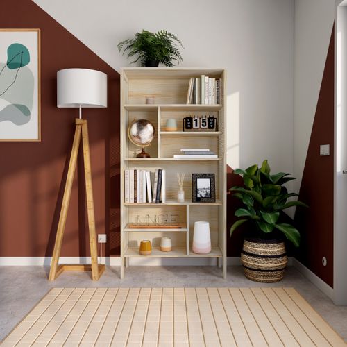 Lampadaire H. 160 cm LIAH Blanc