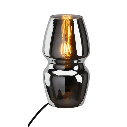 Lampe à poser H. 23 cm MAR Gris fumé
