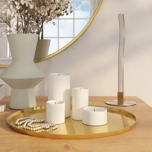 Lampe à poser LED H. 30 cm VIPER Nickel vue d'ambiance 1